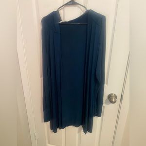 Favorite soft cardigan with side slit and thumb holes